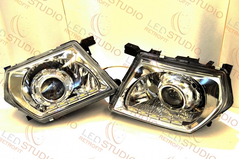 Проект биксеноновых фар Nissan Patrol GR Y61 ORBIT 99-05